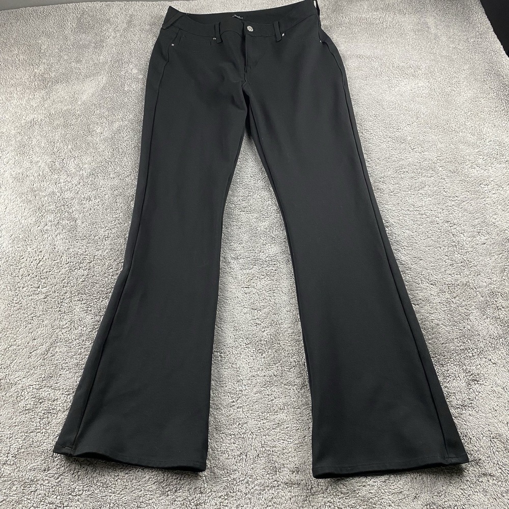True Religion Jet Black Flare Pants